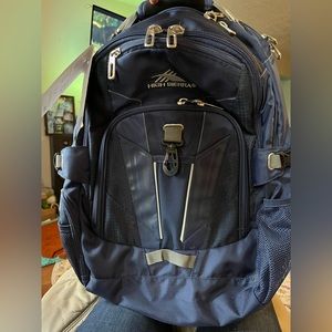 Navy blue high sierra xbt backpack